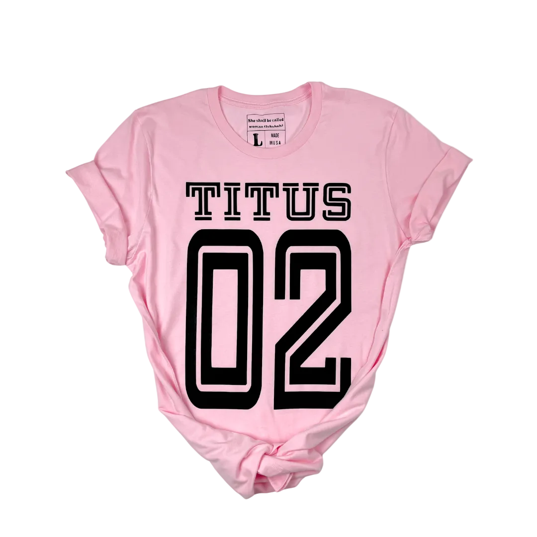 Titus 02 Strawberry and Black Tee