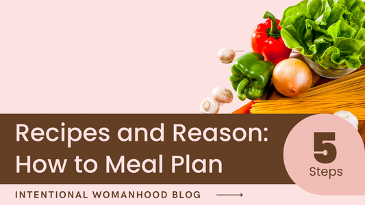 How to Meal Plan for the week?