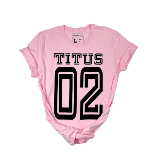 Titus 02 Strawberry and Black Tee