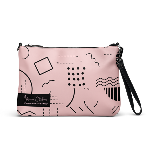 Pink and Black Womanhood God’s Way Handbag