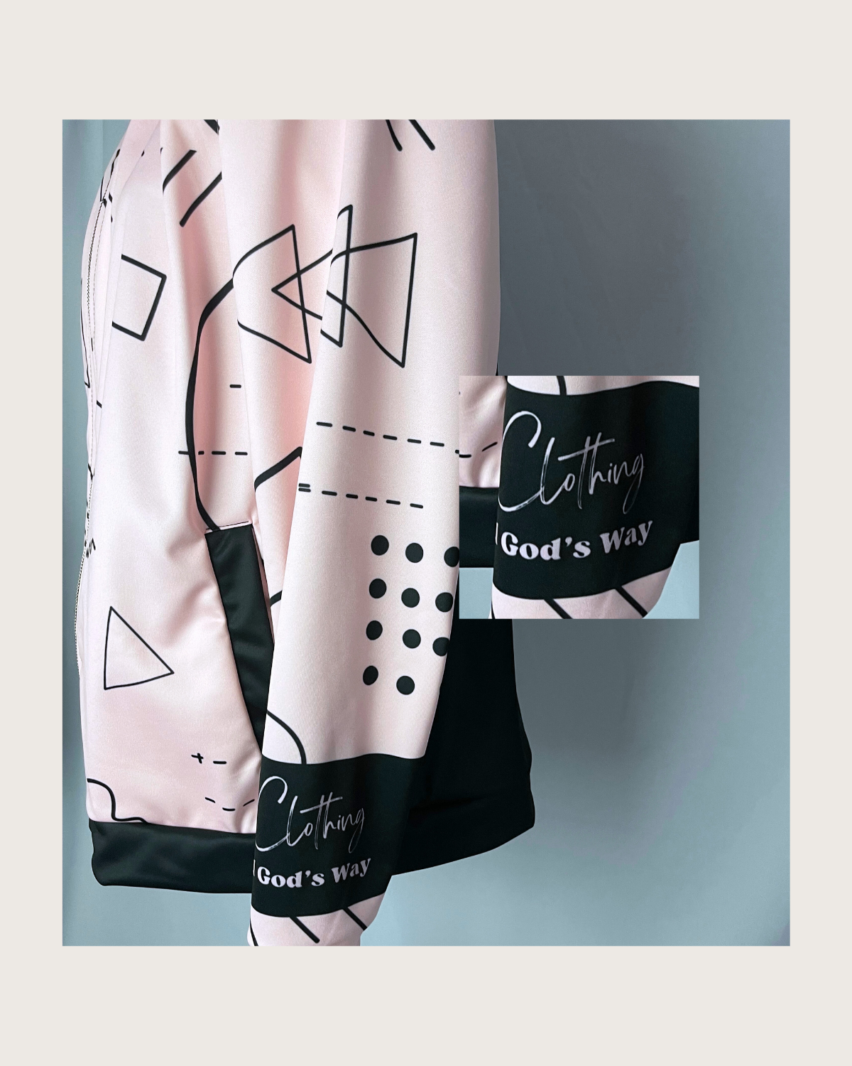 Pink and Black Womanhood God’s Way Jacket