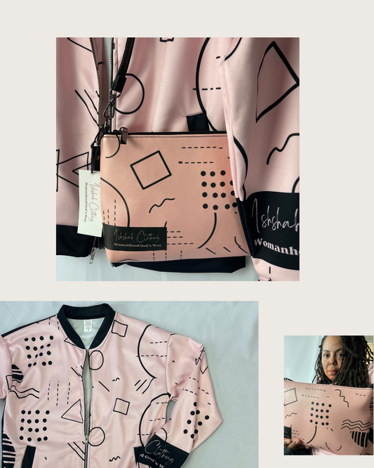 Pink and Black Womanhood God’s Way Jacket